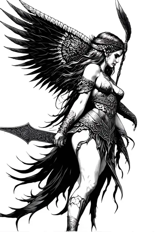 Valkyrie Takes The Warrior Woman