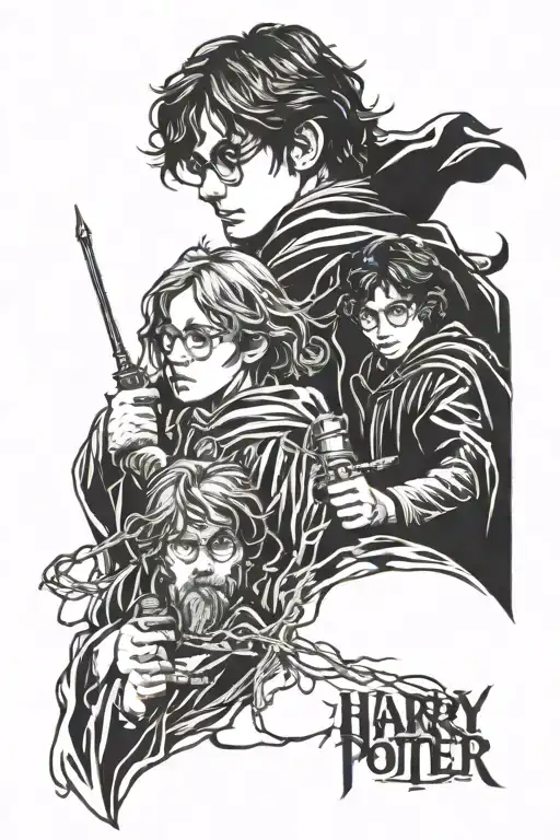Harry Potter Star Wars Lord Of The Rings Intertwined
