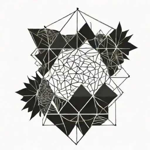 A Geometric Design Representing Strength And Resilience
