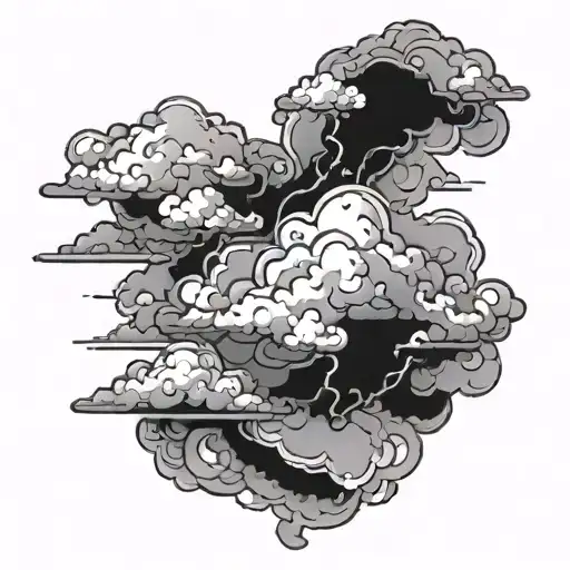 Clouds Black And Grey