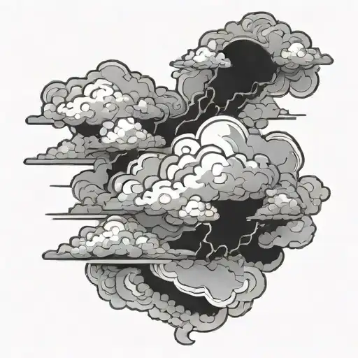 Clouds Black And Grey