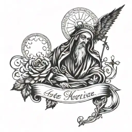 Ave Maria With Quote Gods Plan