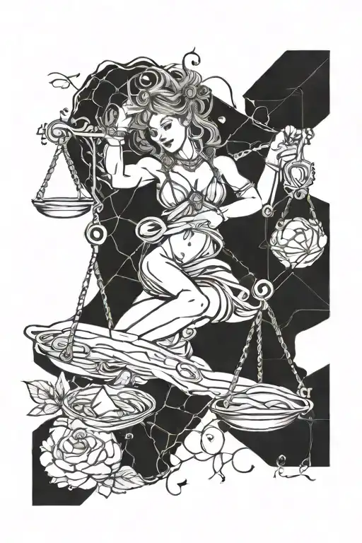 Libra Zodiac And Zion Name Intertwined