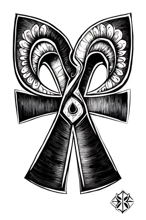 Ankh Symbol With Eye