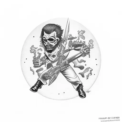 Master Of Puppets Album Cover And Kill Them All Album Cover