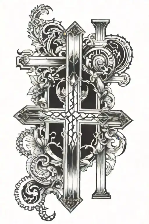 Cross Into Roman Numerals