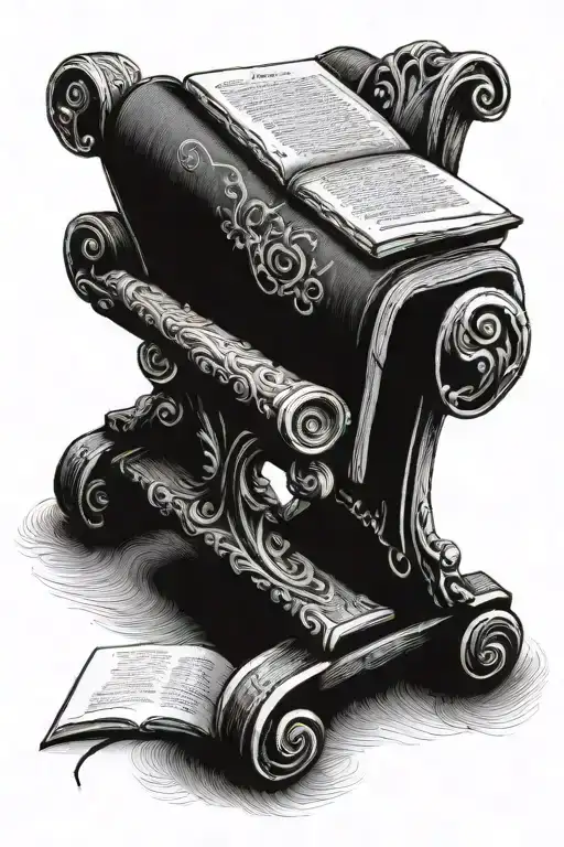 A Closed Book On The Bench Facing Forward