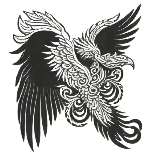 Phoenix Wings Spread