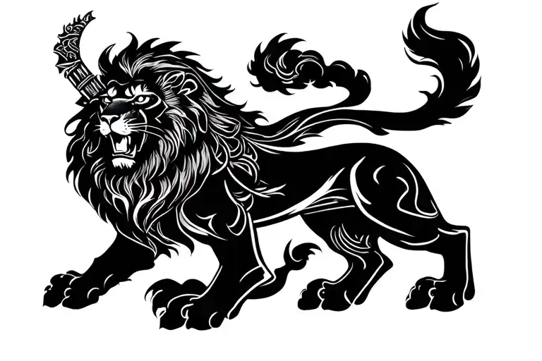 Lion Warrior Wielding