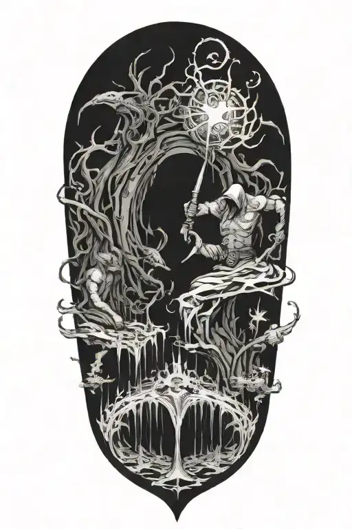 Elden Ring Boss Battle Scene