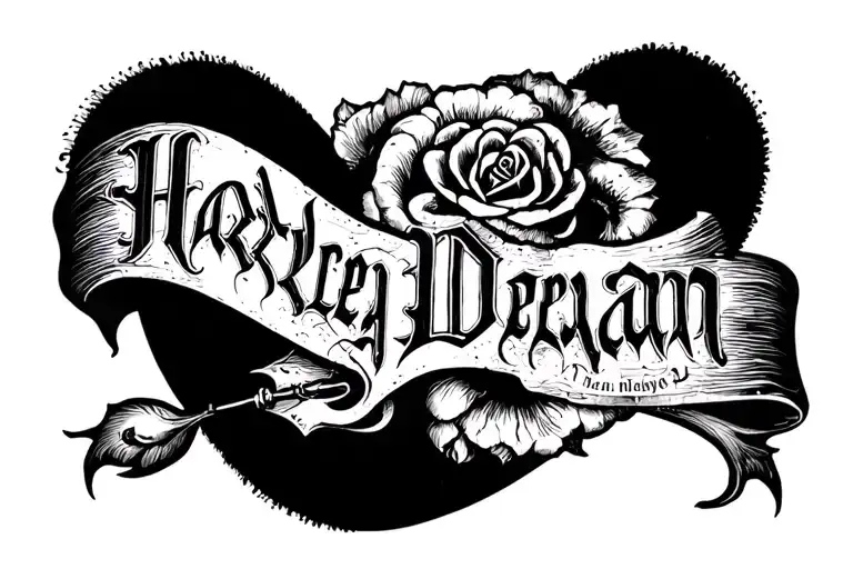 Harley Dean In Cloister Black Font