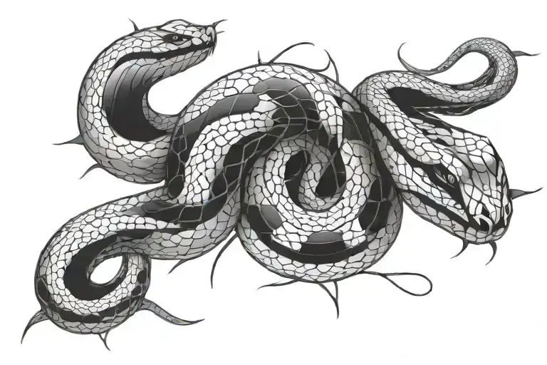 Snake Wrapped Loosely