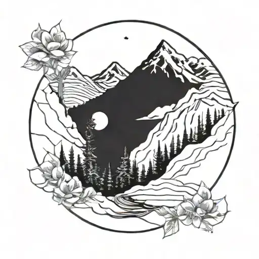 Colorado Mountain Scene