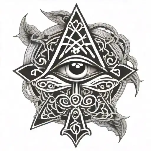 Ankh Symbol With Eye