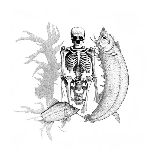 Skeleton Of Fish