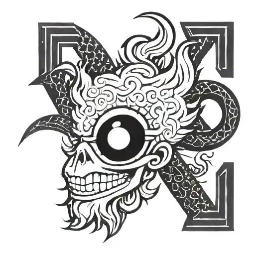 Doflamingo Symbol Tattoo Design Inspired