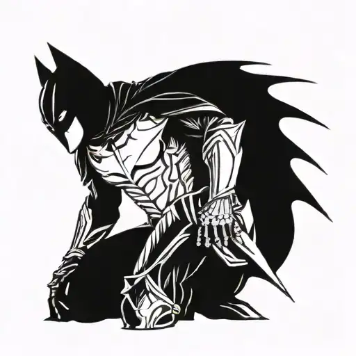 Dark Knight Kneeling