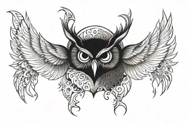 Symmetric Owl Surrounded