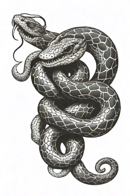 Snake On The Whole Hand