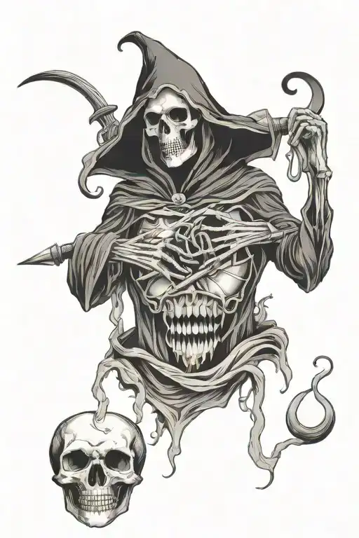 Grim Reaper Sacred Heart