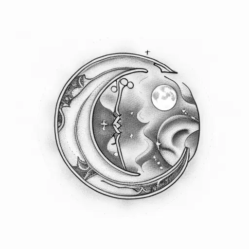 Single Crescent Moon