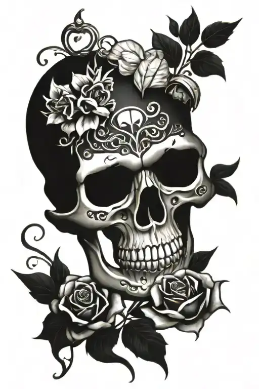 Skull And Heart