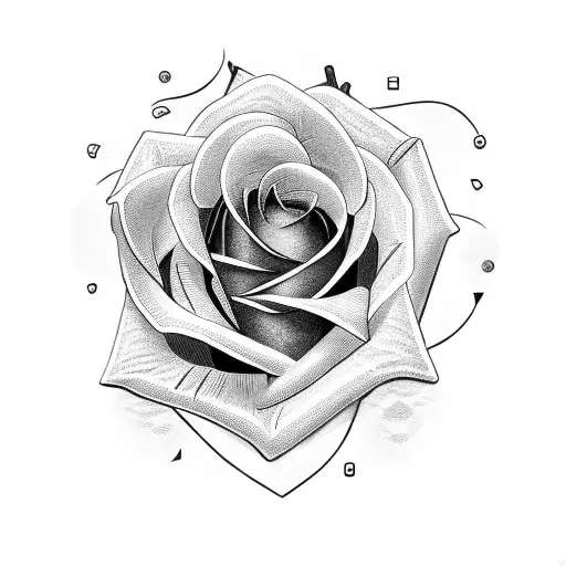 Rose With The Number's 111 And A Letter W