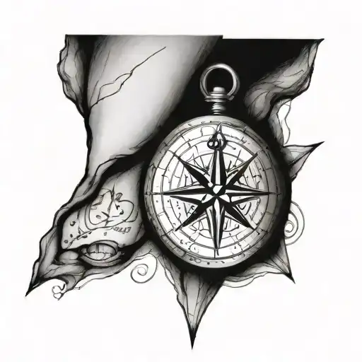 Compass On Underarm