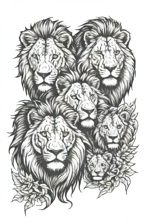 Lion Family