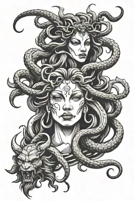Medusa And Oni