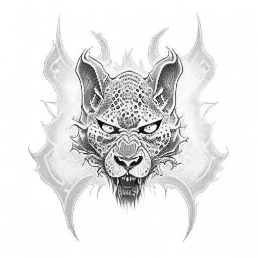 Diablo 666 Esvastica Leopardo