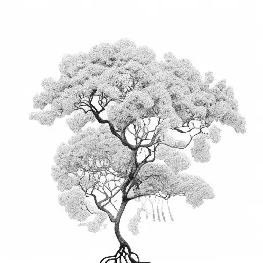 Citrus Tree With Roots