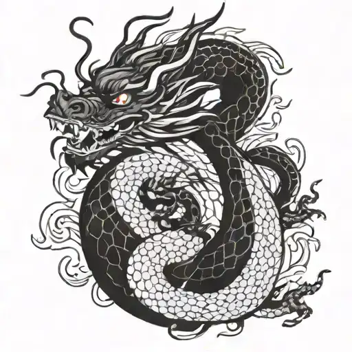 Japanese Dragon Emerging