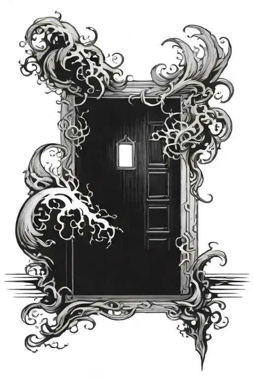 Door Of Mystery That Spills Black Sea