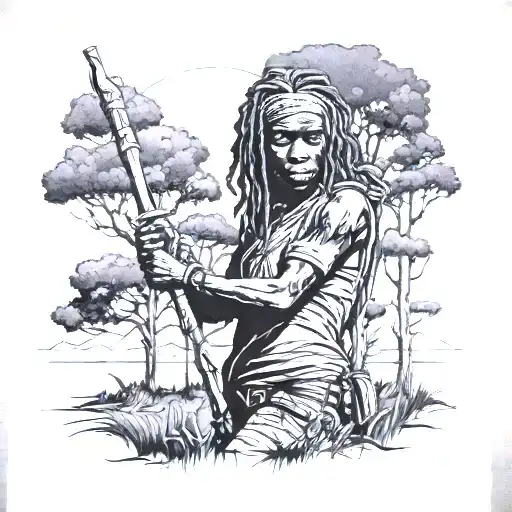 Michonne The Walking Dead Tree