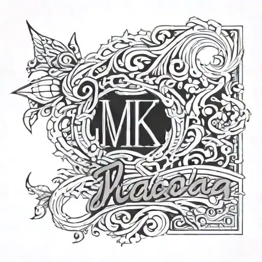 Lettering Tattoo Maika