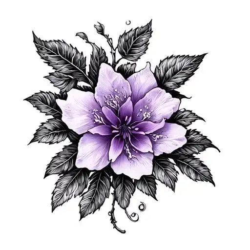 Purple Honeysuckle Vine