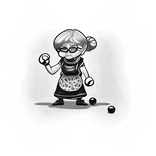 Grandma Strong Boxing Love Cute Cool