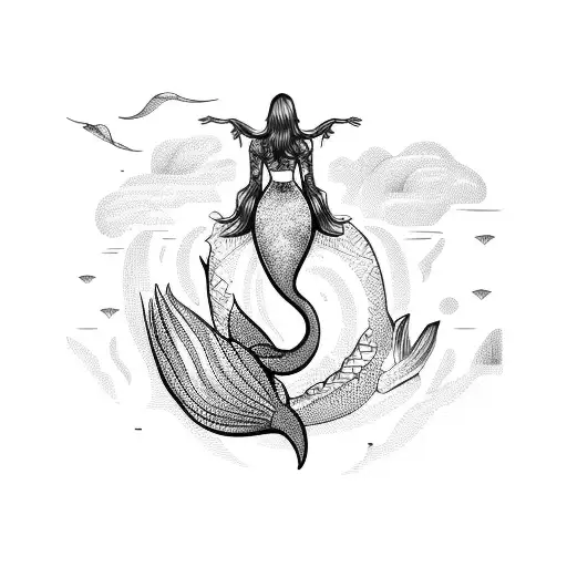 Mermaid With Island Chart