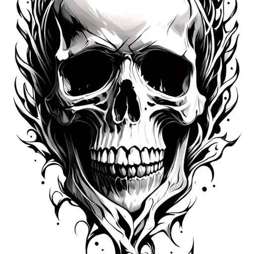 Skull Black Style