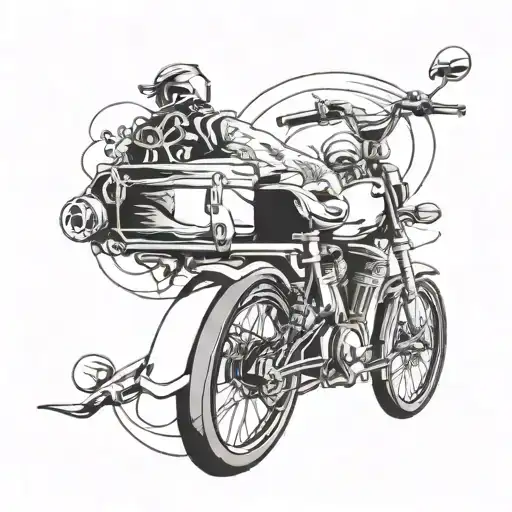 Bike Riding And Music And Travelling