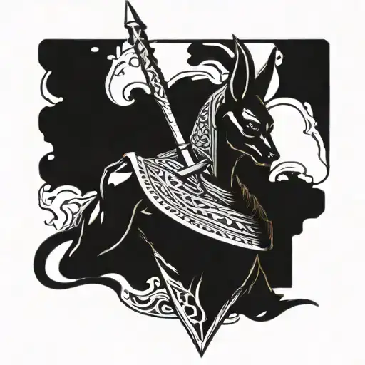 Anubis With A Sword