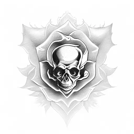 Skull Rose Bllood