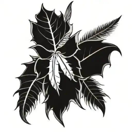 Christmas Cactus With Feather