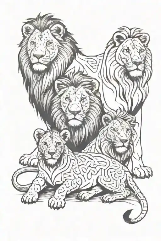Lion Family