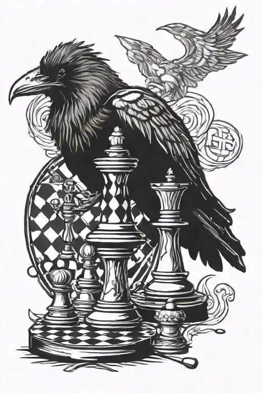 Raven And Chess Rock