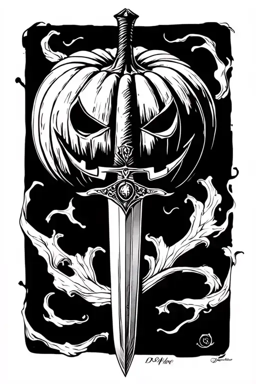 Pumpkin And Sword