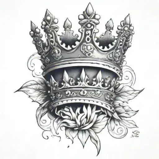 Queen Crown Of Latin Kings Gang Tatto