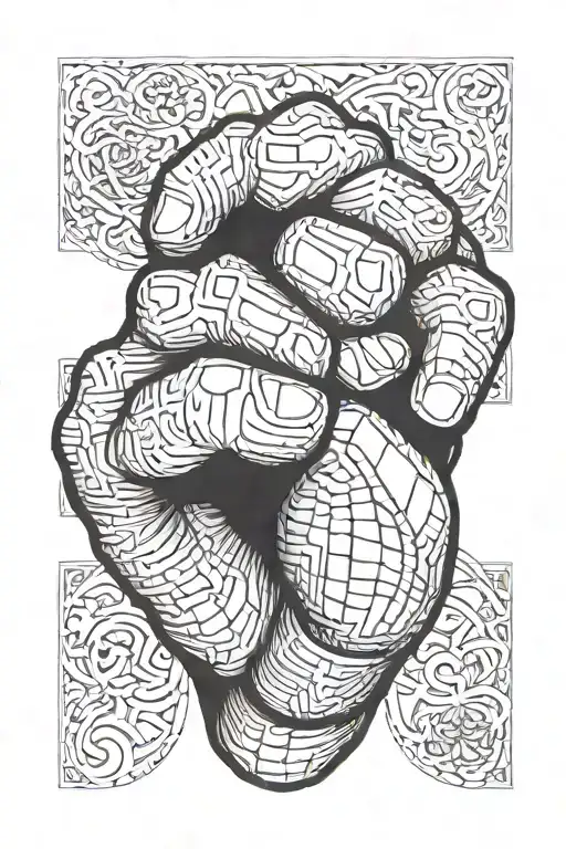 Fist With Love Across Fingers