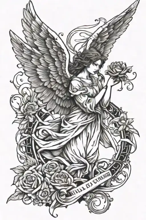 Angel With Message I Will Always Be With You